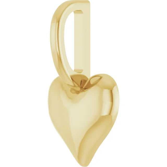 ❤️ Dije de Corazón en Oro Amarillo 14K
