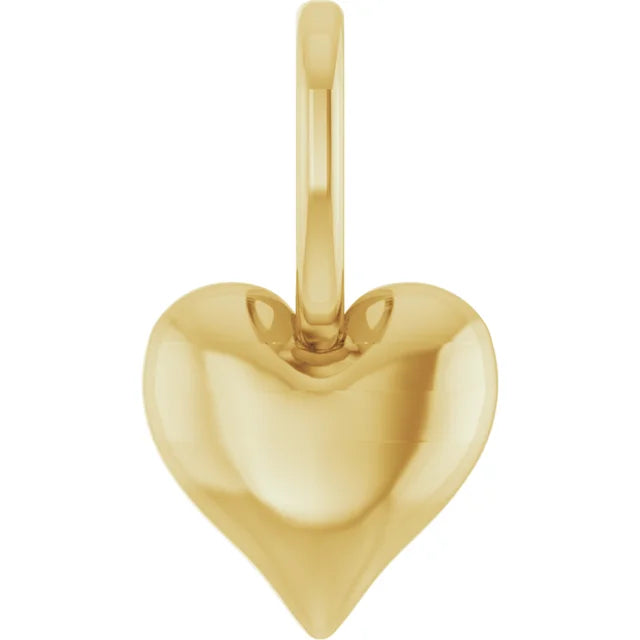 ❤️ Dije de Corazón en Oro Amarillo 14K