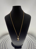 Cadena 10K Oro Real con Dije Exclusivo Brillante