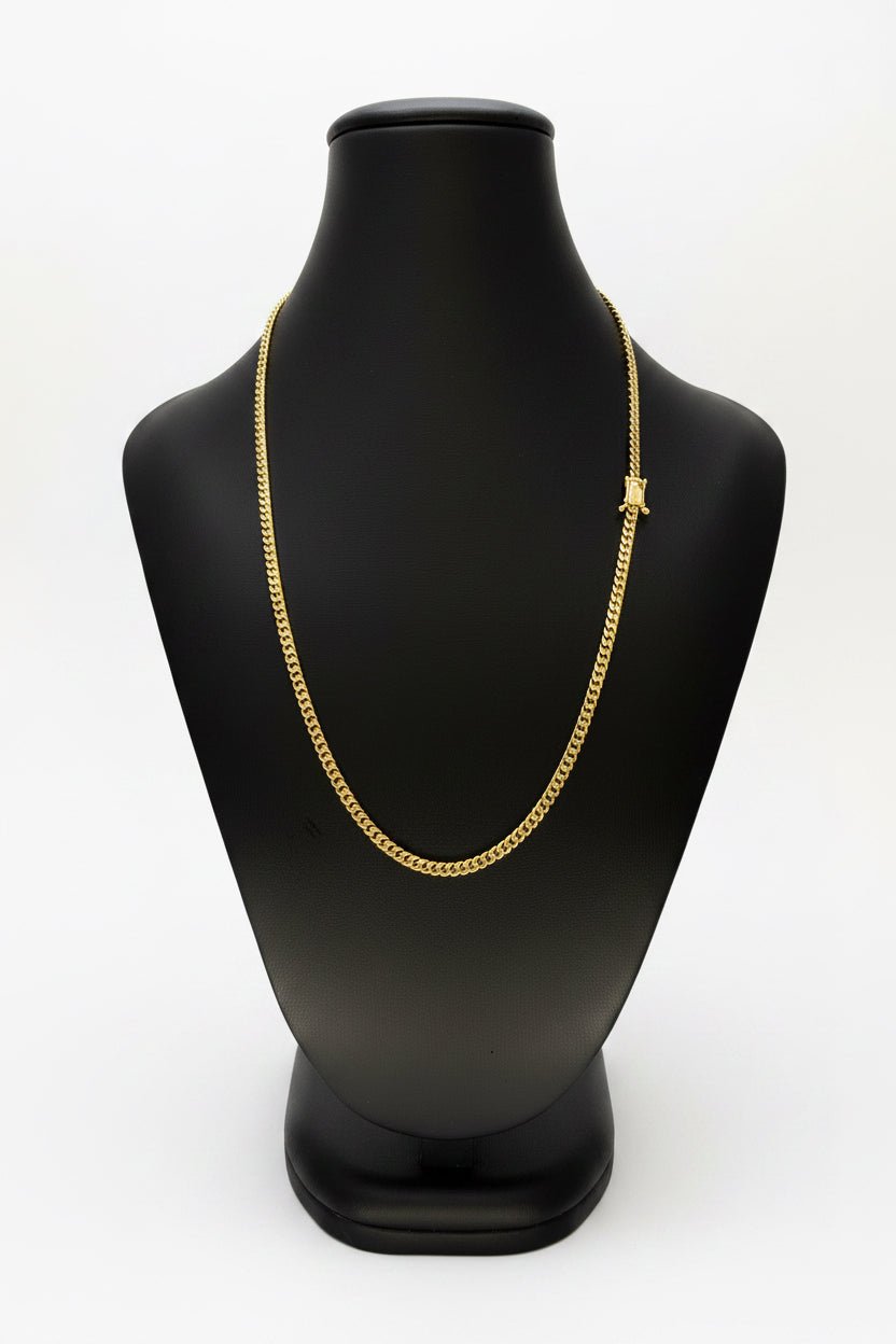 🇮🇹 Cadena Cubana Italiana Original 10K - DC LUXURY JEWELRY
