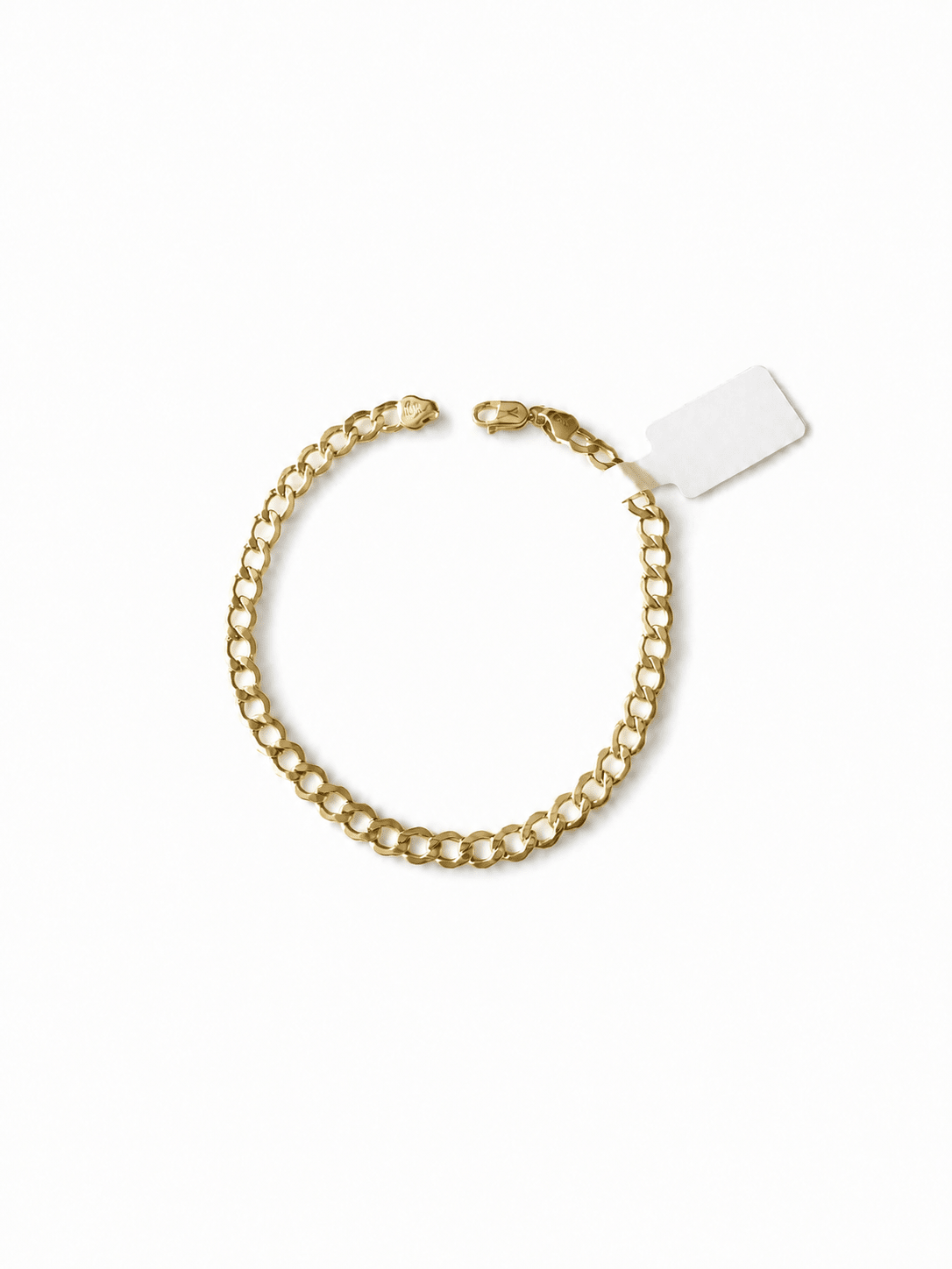 Pulsera Cubana de Oro 10K de 7” - DC LUXURY JEWELRY