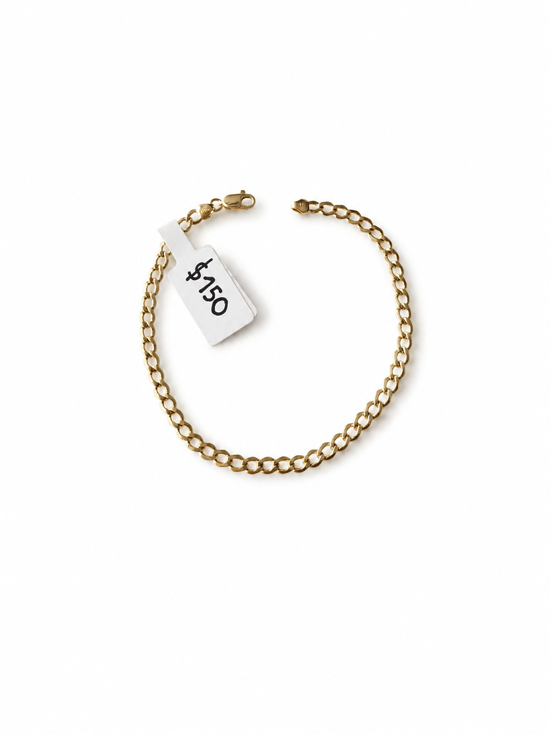 Pulsera Cubana de Oro 10K de 7” - DC LUXURY JEWELRY